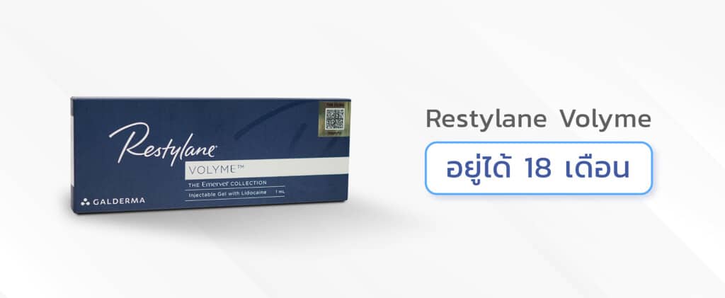 ฉีดแก้มตอบ Restylane Volyme