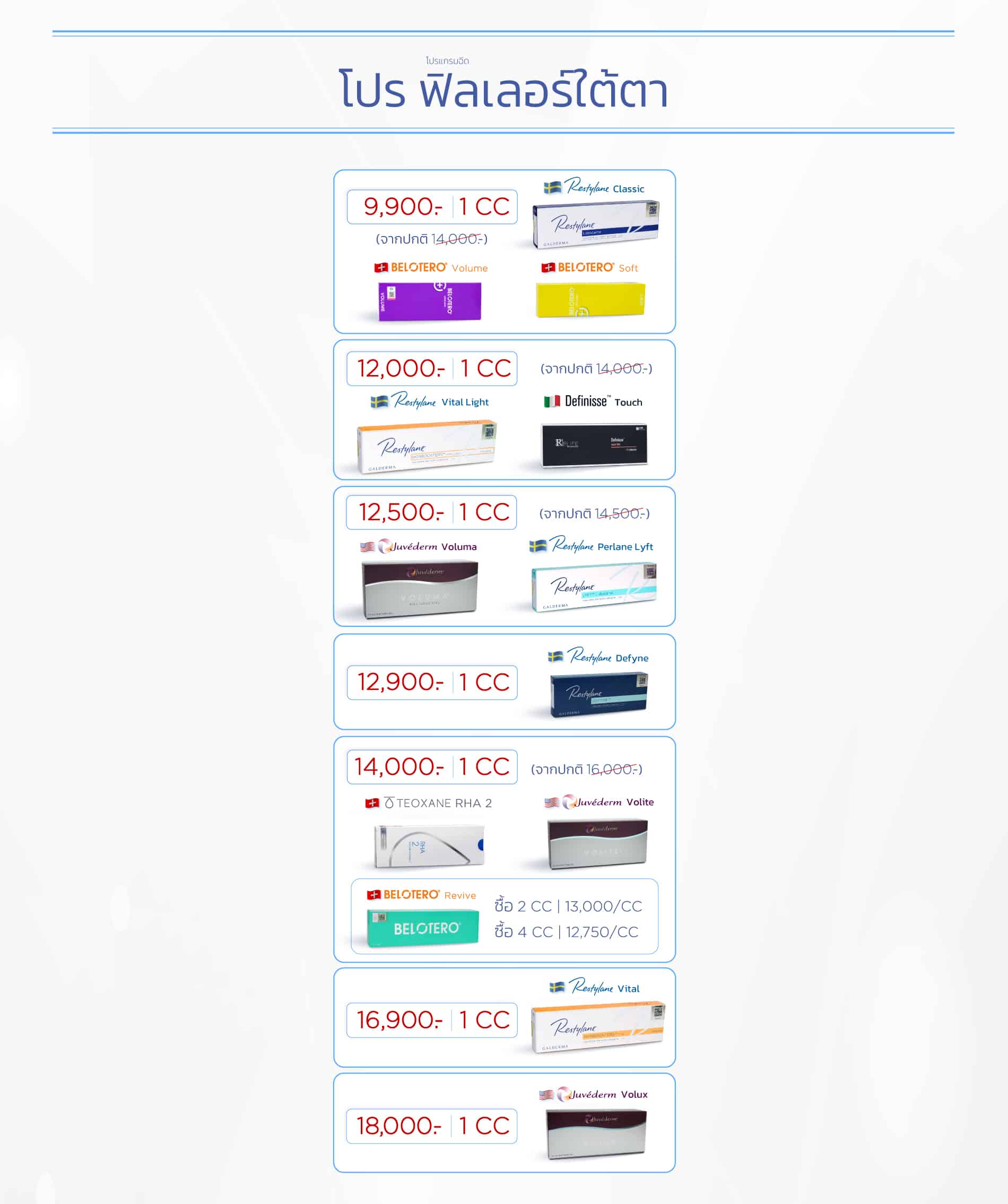 โปรฟิลเลอร์ใต้ตา