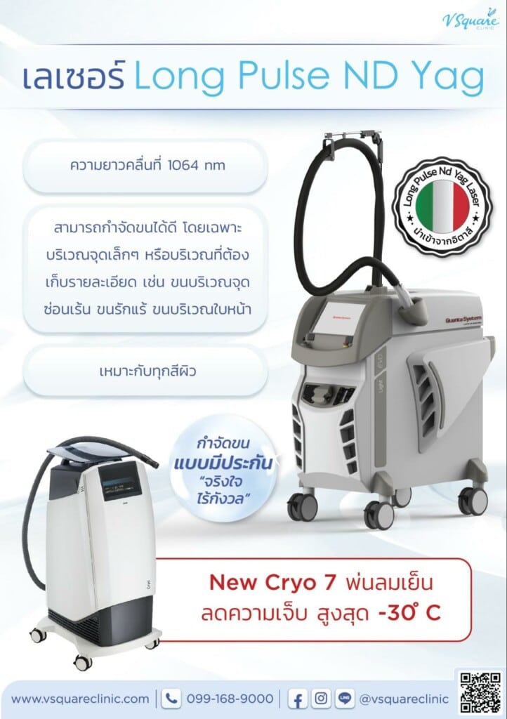 Laser หนวดที่ V Square Clinic