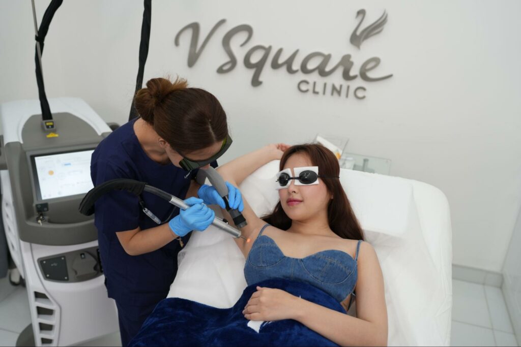 เลเซอร์ขนที่ V Square Clinic