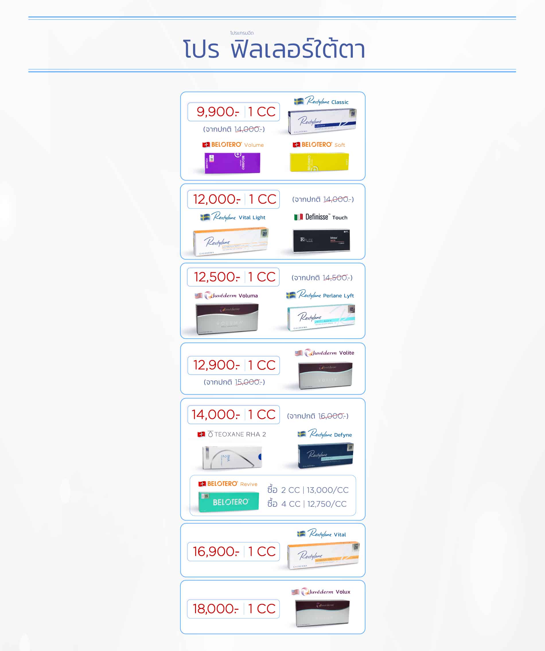 โปรฟิลเลอร์ใต้ตา