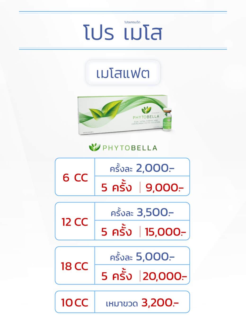 โปรโมชันฉีดแฟต