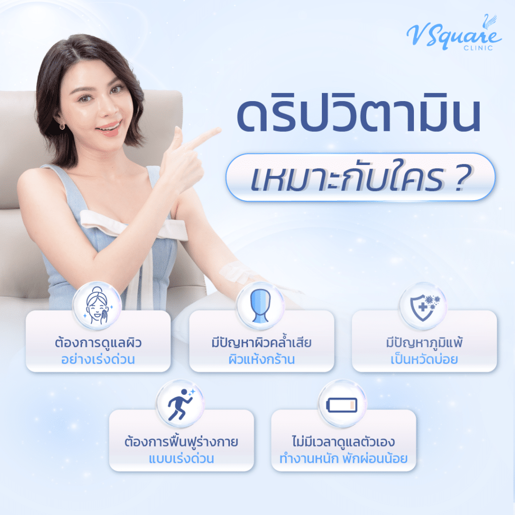 ดริปวิตามินเหมาะกับใคร