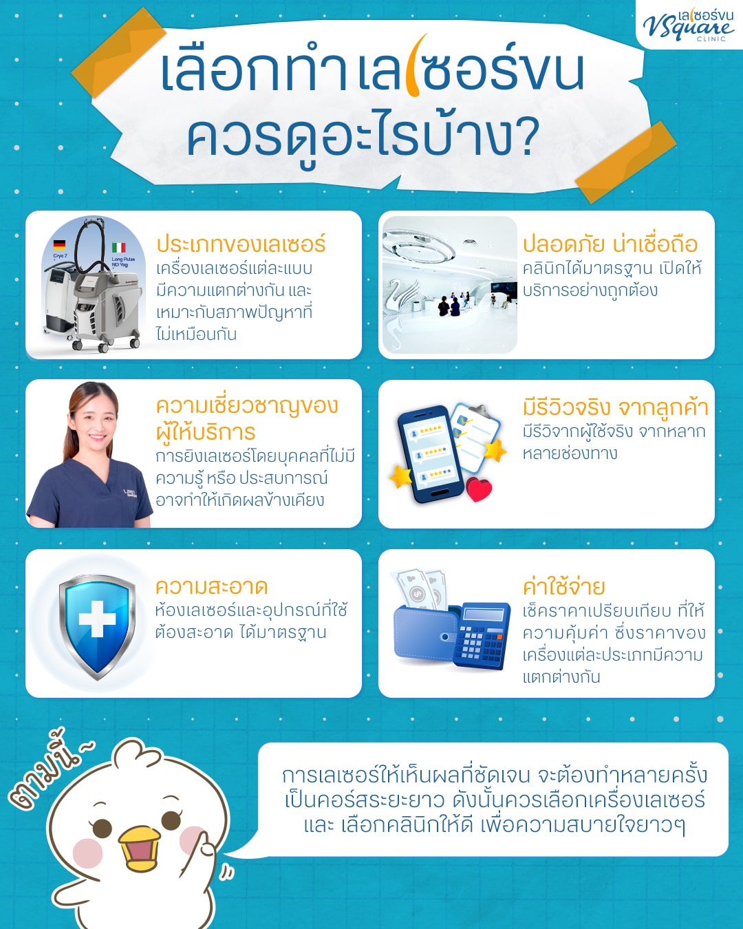 ทำเลเซอร์ขนรักแร้ ที่ไหนดี