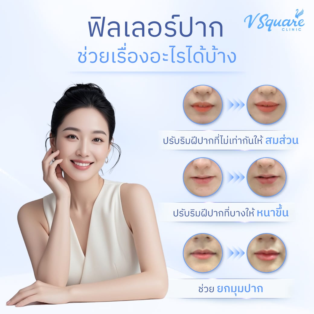 ฉีดฟิลเลอร์ปากช่วยอะไรบ้าง