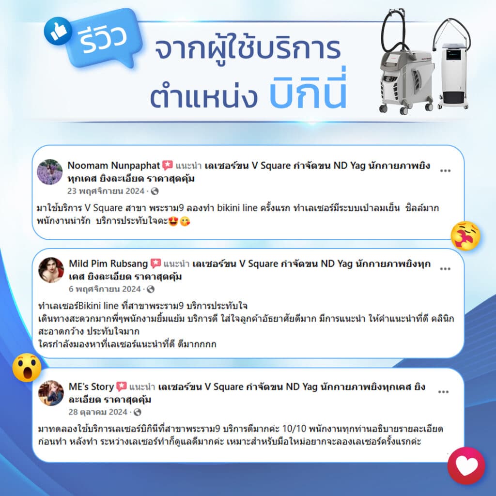 รีวิวเลเซอร์ขนบิกินี่