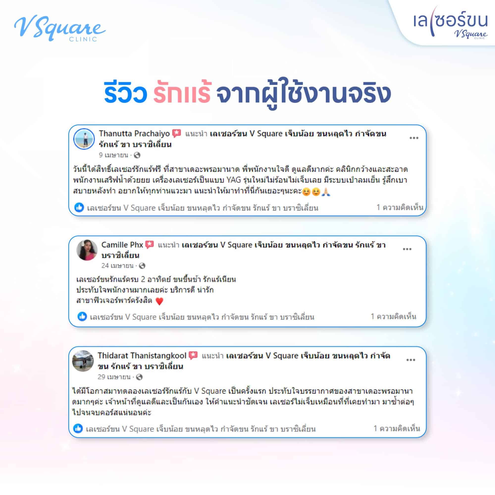 เลเซอร์จักแร้ รีวิว