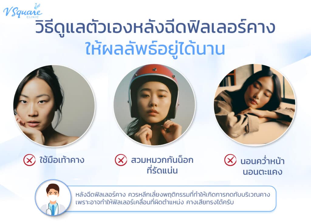 ข้อห้ามหลังฉีดคางบุ๋ม