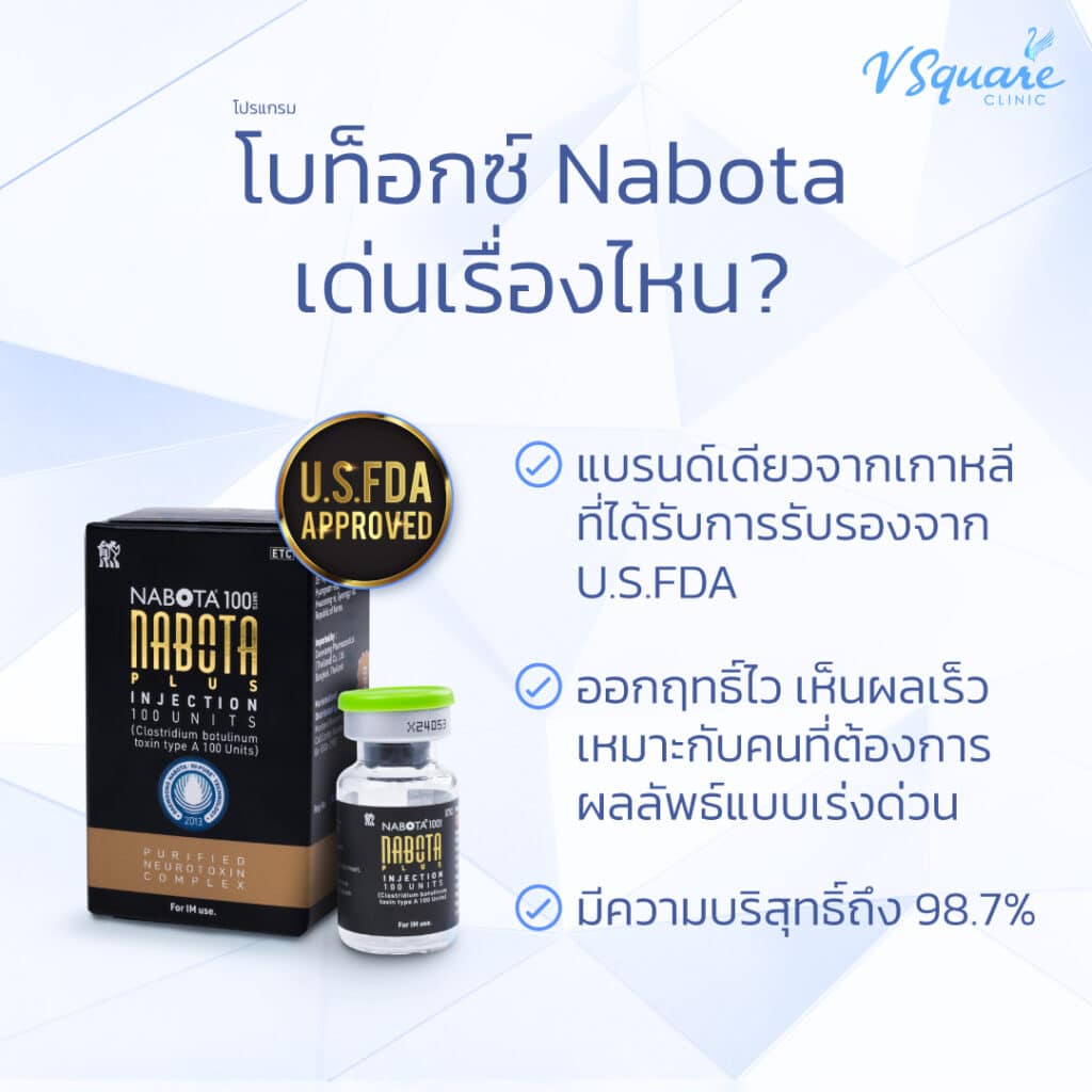 จุดเด่นโบท็อกยี่ห้อ Nabota
