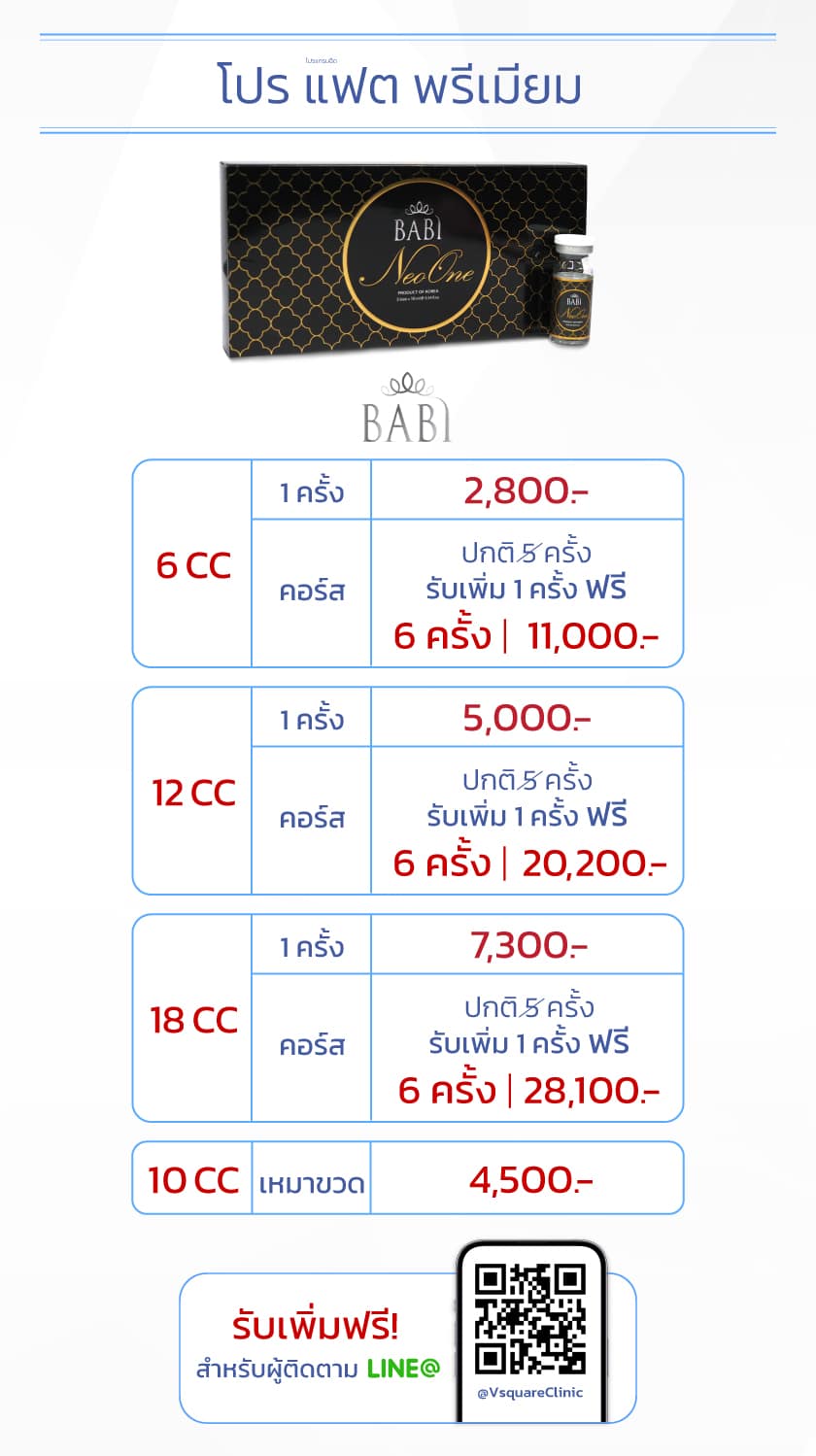 โปรโมชั่น เมโสแฟต พรีเมียม
