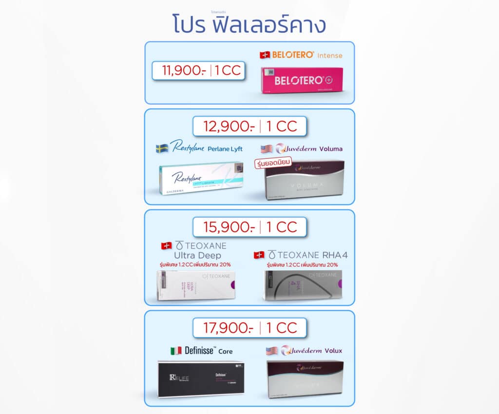 โปรโมชันฉีดฟิลเลอร์คาง V Square Clinic_PC