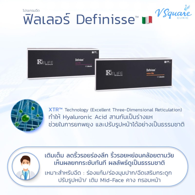 ฟิลเลอร์ Definisse อิตาลี