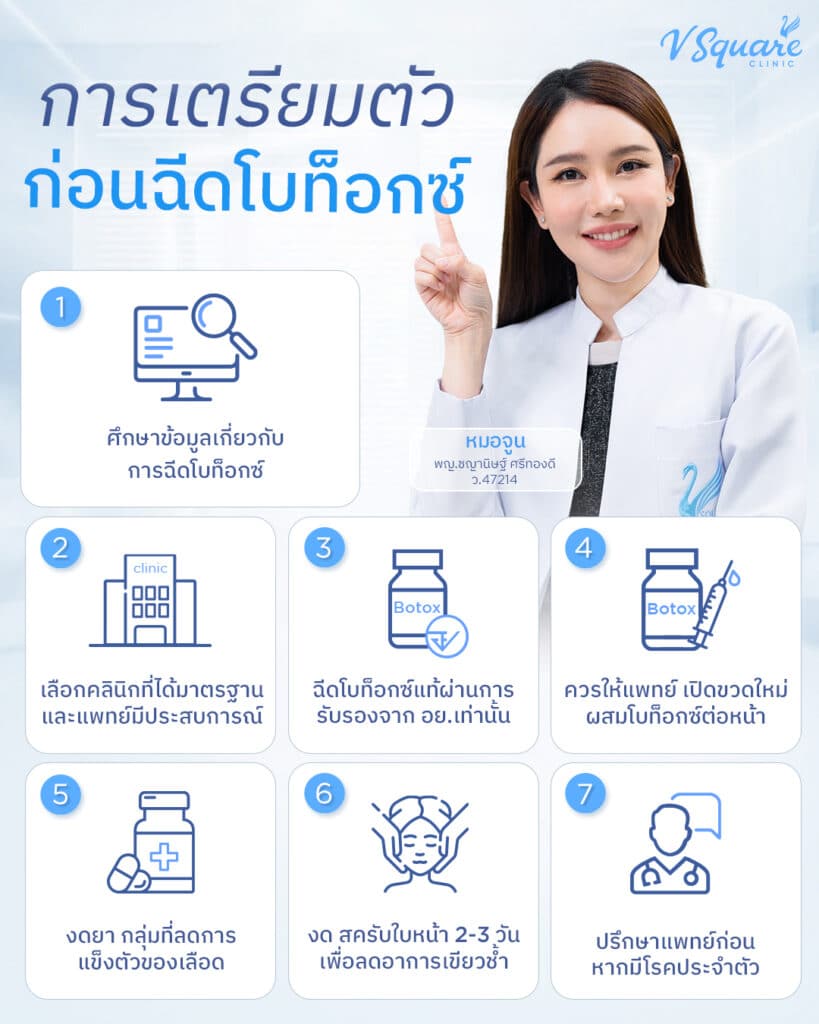 ก่อนฉีด Xeomin เตรียมตัวอย่างไร_โดยหมอจูน