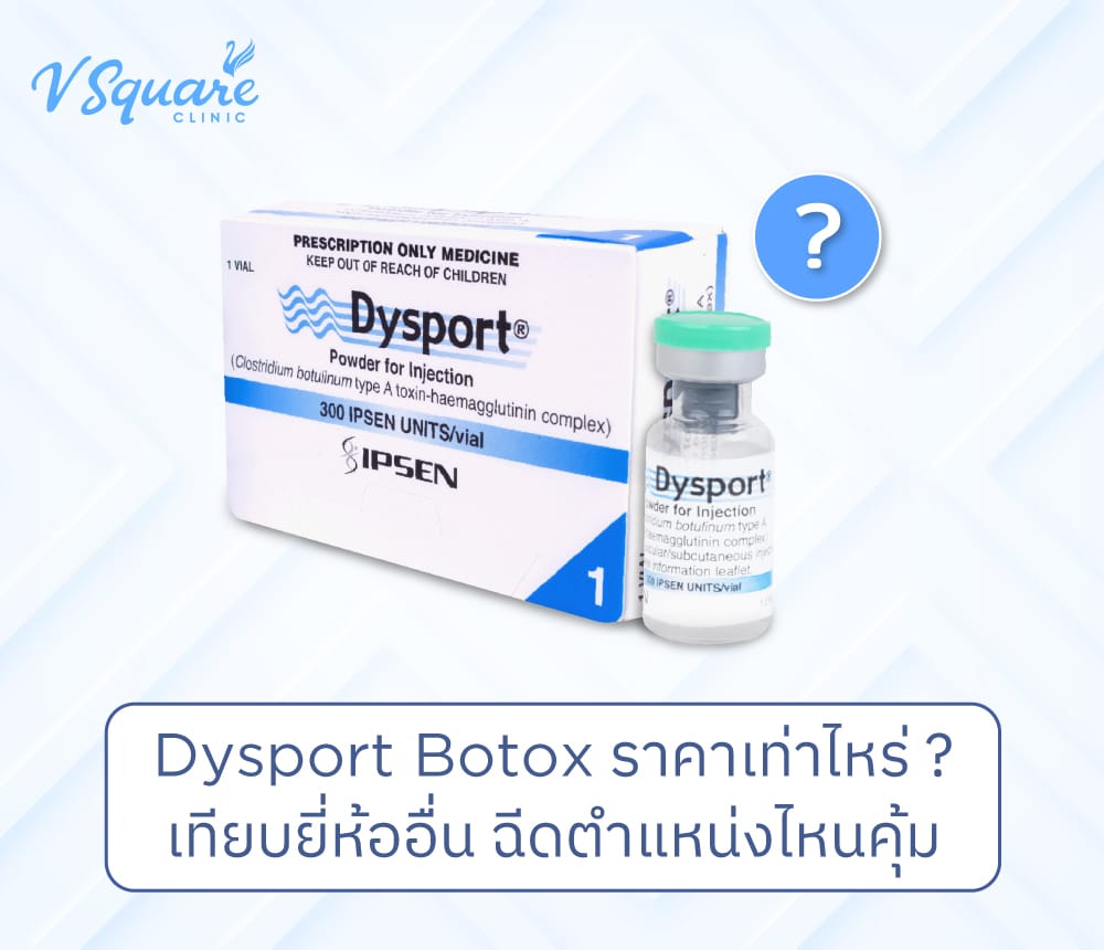 Dysport botox ราคา