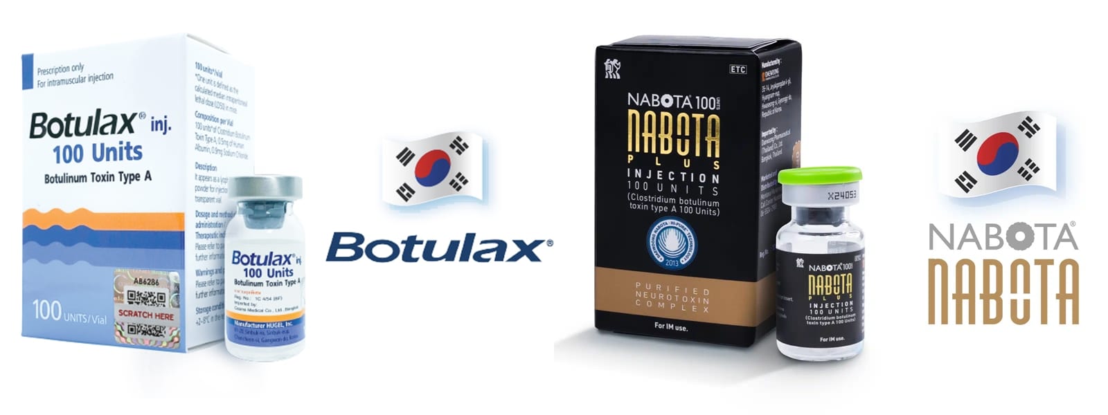 โบท็อก Botulax กับ Nabota